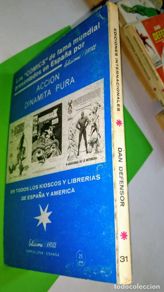 C&oacute;mics: V&Eacute;RTICE VOL 1 DAN DEFENSOR N&ordm; 31 TACO 25 PTS 1972 - Foto 2