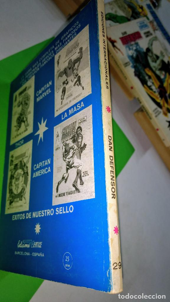 C&oacute;mics: V&Eacute;RTICE VOL 1 DAN DEFENSOR N&ordm; 29 TACO 25 PTS 1971 - Foto 2