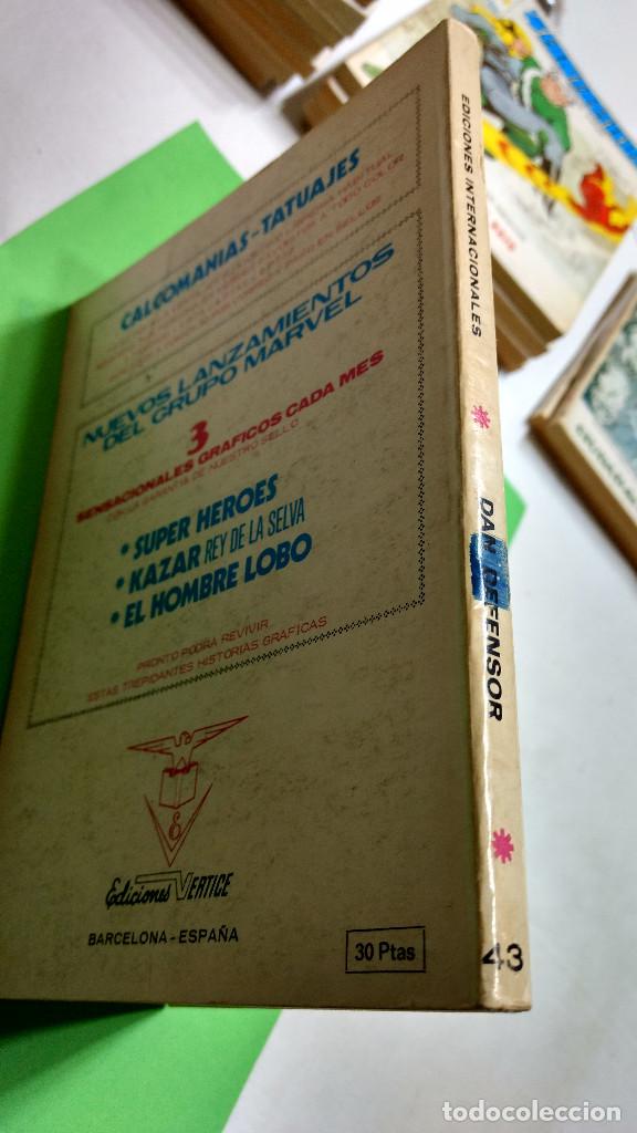 C&oacute;mics: V&Eacute;RTICE VOL 1 DAN DEFENSOR N&ordm; 43 TACO 30 PTS 1973 - Foto 2