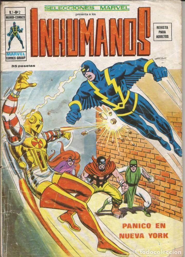C&oacute;mics: Selecciones Marvel Presenta a Los Inhumanos V1 n&ordm; 2 V&eacute;rtice - 1977 - Foto 1