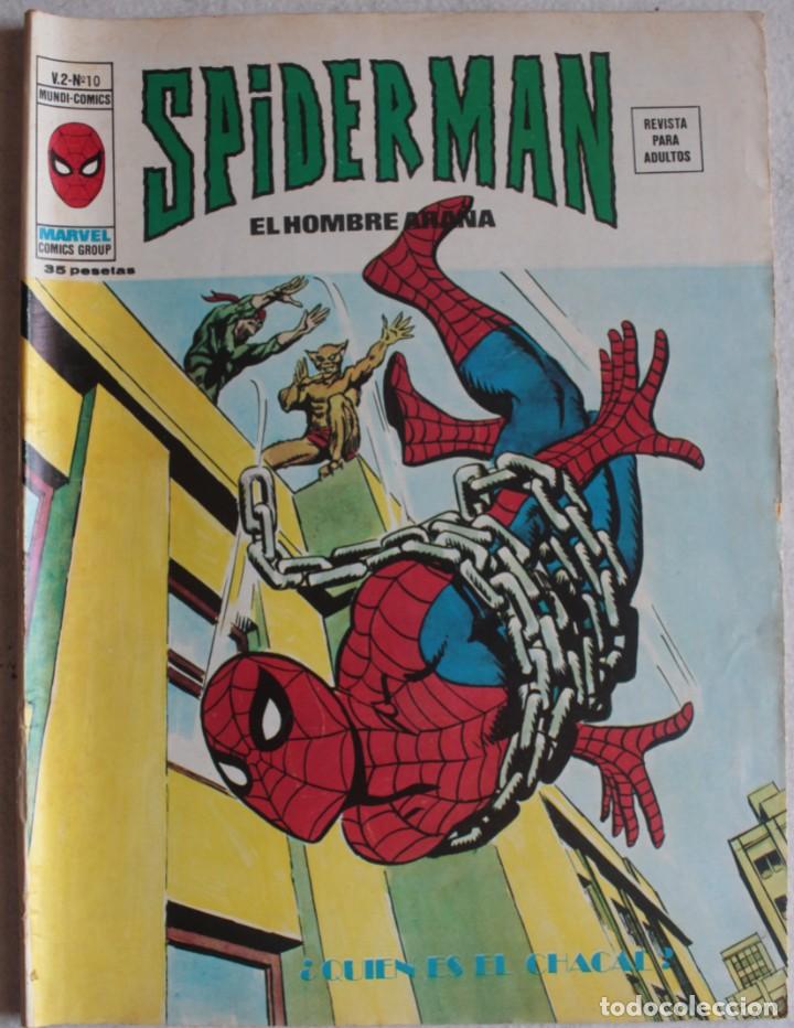 C&oacute;mics: Spideman / Vol. 2 / N&ordm; 10 / &iquest;Qui&eacute;n es el Chacal? / Ed. V&eacute;rtice - ref.041 - Foto 1