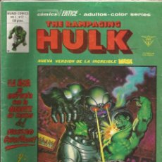Cómics: THE RAMPAGING HULK ESPECIAL Nº 12 CYBORTRON - MUNDI COMICS - VERTICE - AÑO 1979