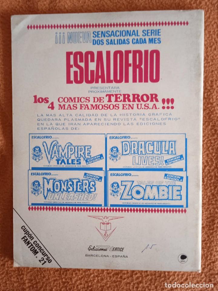 C&oacute;mics: FANTOM RELATOS ESCALOFRIANTES- MIEDO-VERTICE 1972 - Foto 4