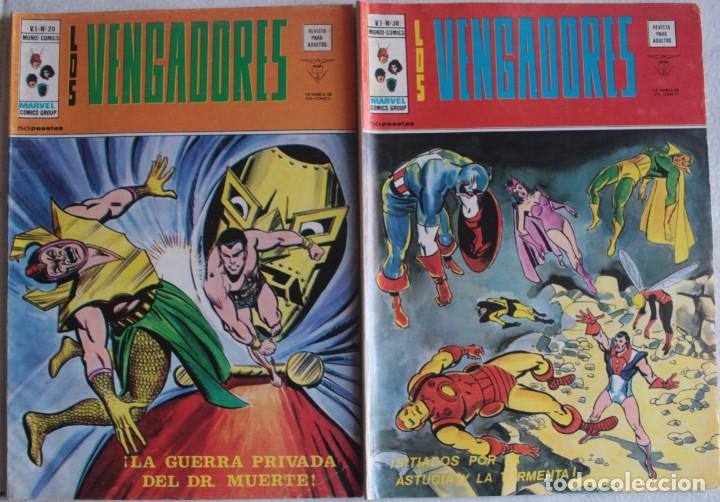 C&oacute;mics: Los Vengadores / vol1 / N&ordm; 29 y 30 / Ed. Vertice - ref.052 - Foto 1