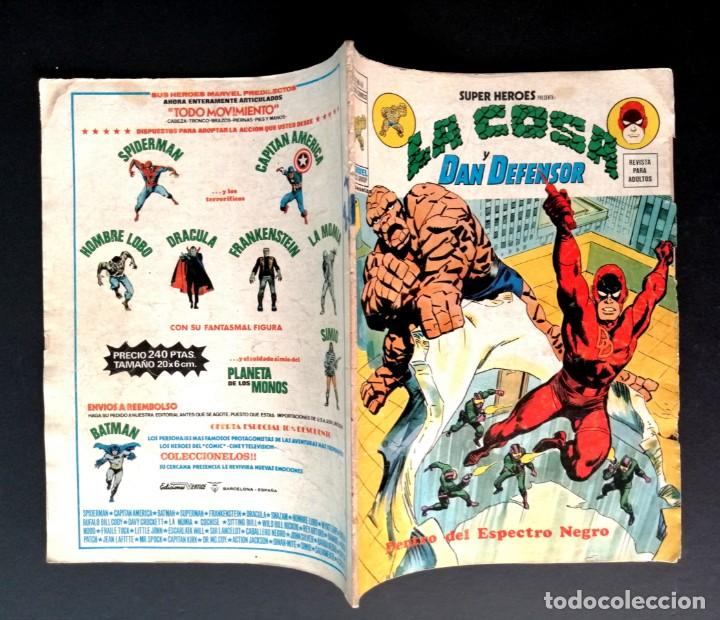 C&oacute;mics: LA COSA Y DAN DEFENSOR VOL. 2 - N&ordm; 41 - DENTRO DEL ESPECTRO NEGRO - VERTICE 1976 - Foto 2