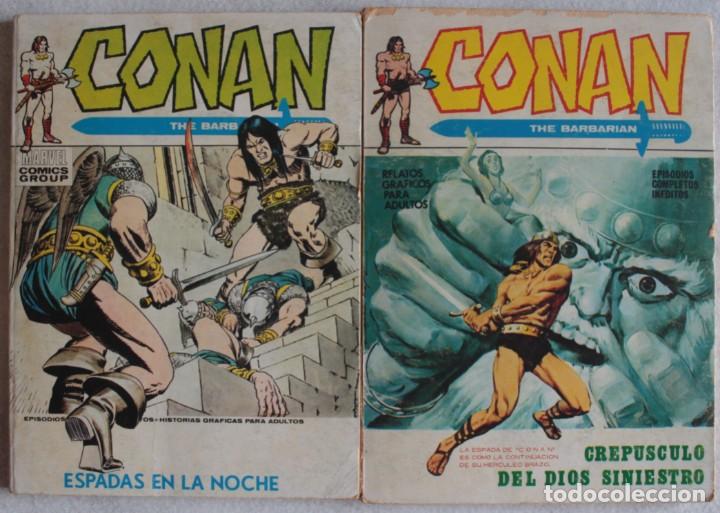 C&oacute;mics: Lote de 2 comics Conan el Barbaro / N&ordm; 2-12 / Pocket / V&eacute;rtice - ref.250 - Foto 1