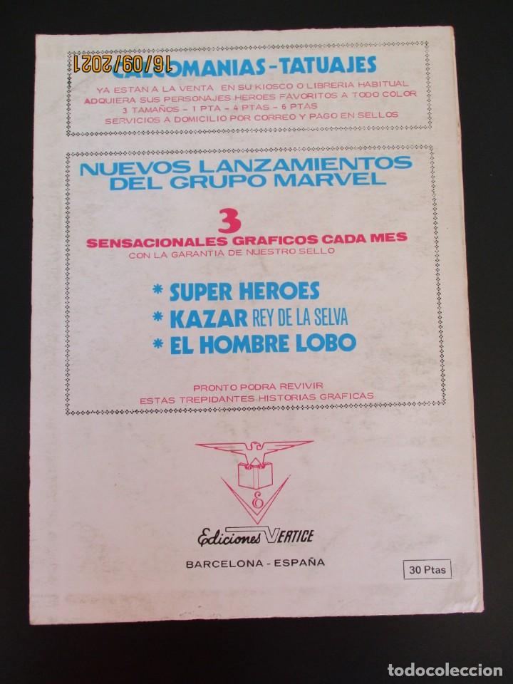 C&oacute;mics: VENGADORES, LOS (1969, VERTICE) 45 &middot; VII-1973 &middot; EL FIN DE LA BONDAD - Foto 3