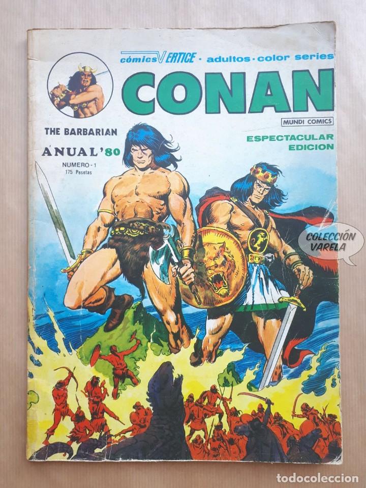 C&oacute;mics: Conan the barbarian - anual 80 - V&eacute;rtice - R&uacute;stica - Foto 1