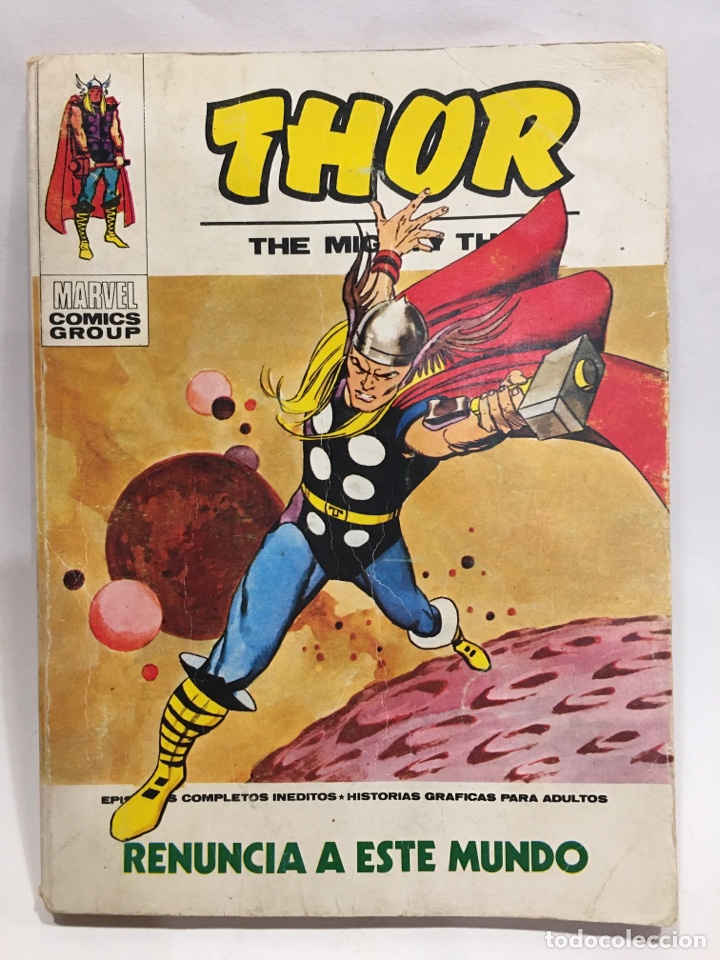 C&oacute;mics: RENUNCIA A ESTE MUNDO. THOR N&ordm; 29. MARVEL COMICS GROUP. EDIT. VERTICE. 1973 - Foto 1