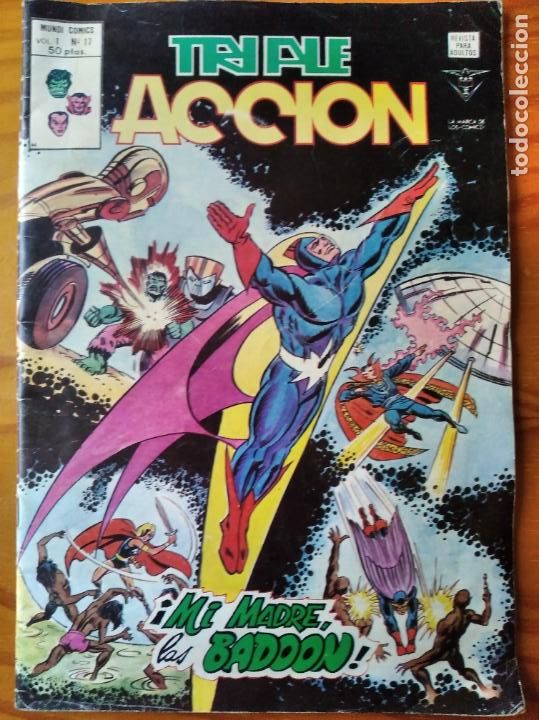 C&oacute;mics: TRIPLE ACCION (LOS DEFENSORES) N&ordm; 17 - VERTICE - Foto 1