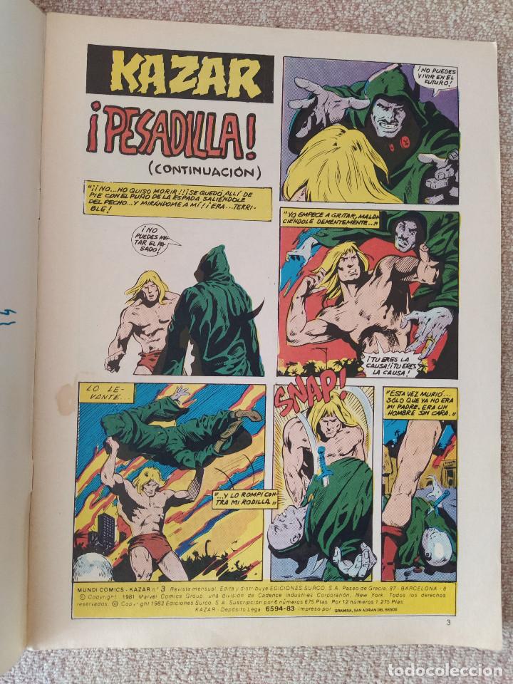 C&oacute;mics: Kazar (Ka-Zar) n&ordm; 3. Surco. - Foto 2