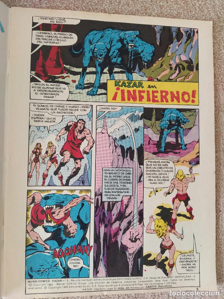 C&oacute;mics: Kazar (Ka-Zar) n&ordm; 5. Surco. - Foto 4