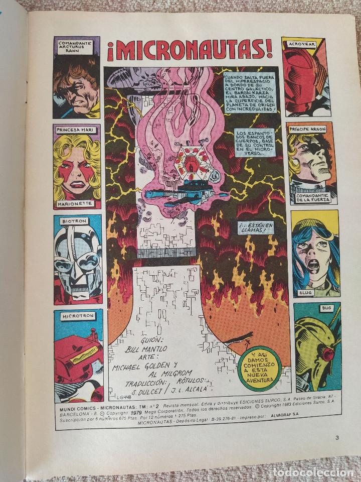 C&oacute;mics: Micronautas n&ordm; 2. Bill Mantlo y Michael Golden. Surco - Foto 2