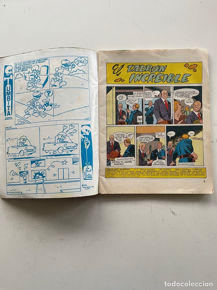 C&oacute;mics: Mandrake Merl&iacute;n el Mago n&ordm;1 1980 - Foto 4