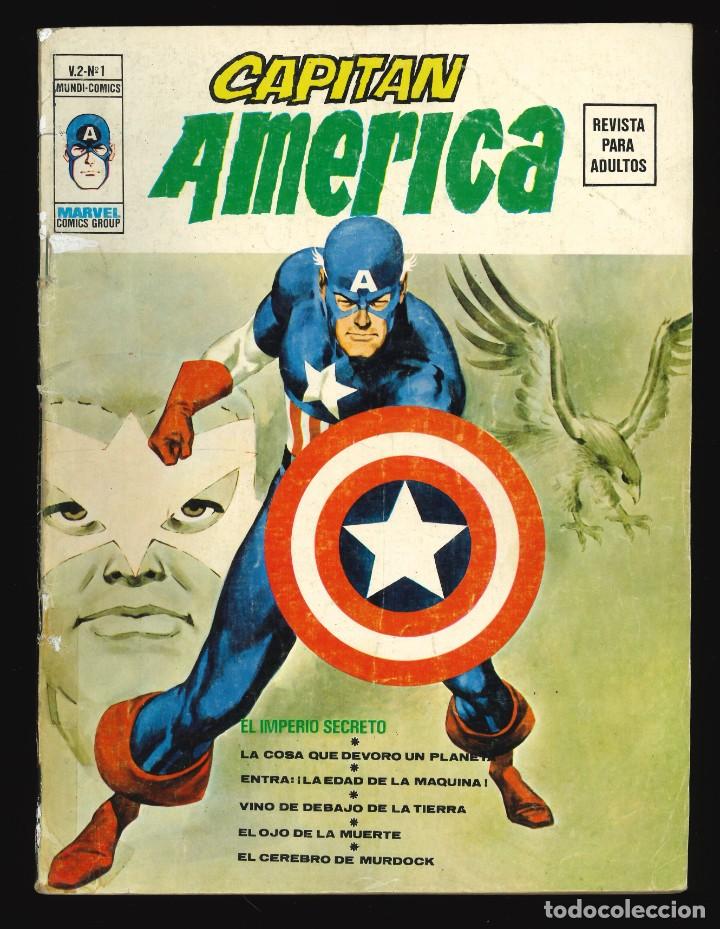C&oacute;mics: CAPIT&Aacute;N AM&Eacute;RICA (V. 2) - V&Eacute;RTICE / COLECCI&Oacute;N COMPLETA (5 N&Uacute;MEROS) - Foto 3