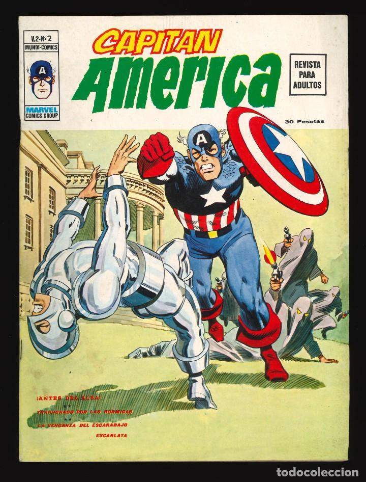C&oacute;mics: CAPIT&Aacute;N AM&Eacute;RICA (V. 2) - V&Eacute;RTICE / COLECCI&Oacute;N COMPLETA (5 N&Uacute;MEROS) - Foto 4