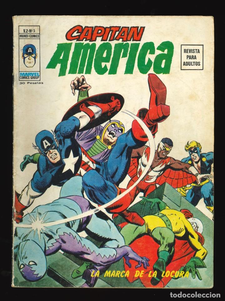 C&oacute;mics: CAPIT&Aacute;N AM&Eacute;RICA (V. 2) - V&Eacute;RTICE / COLECCI&Oacute;N COMPLETA (5 N&Uacute;MEROS) - Foto 7