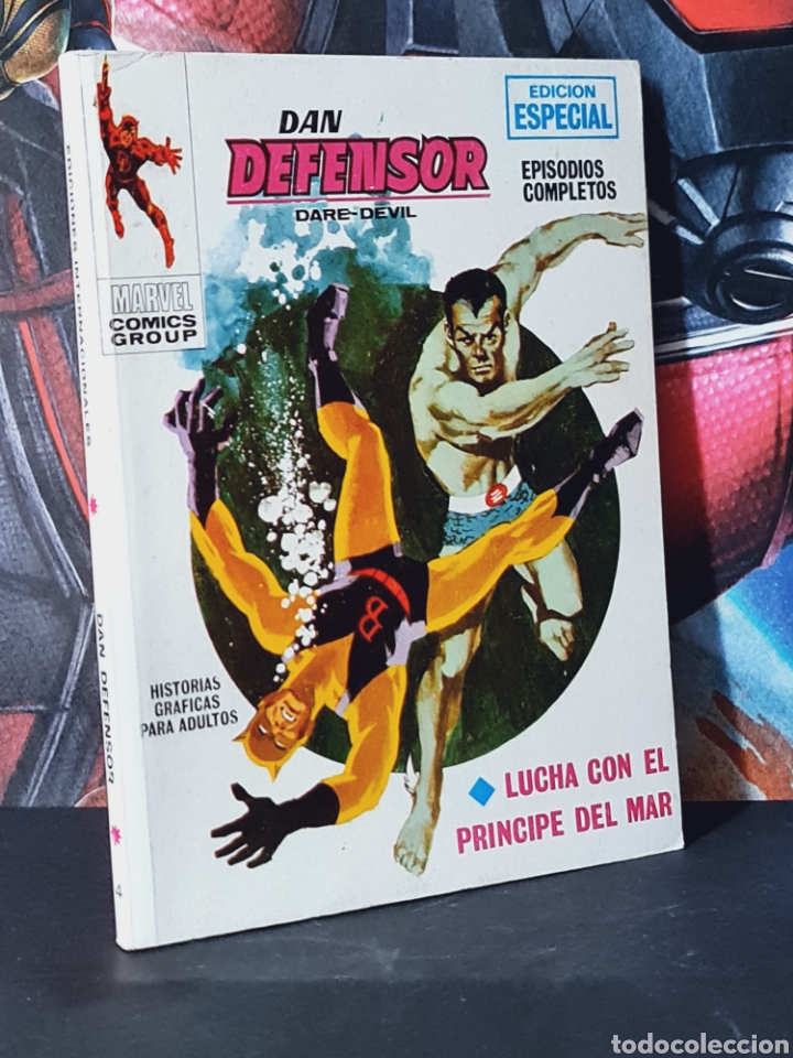 C&oacute;mics: EXCELENTE ESTADO DAN DEFENSOR 4 COMICS TACO EDICIONES VERTICE - Foto 1