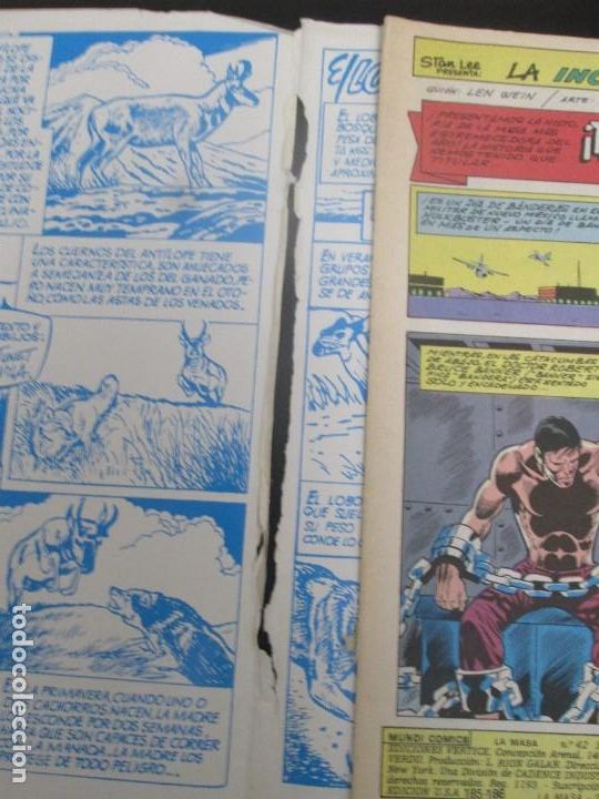 C&oacute;mics: La Masa. Vol. 3 N&ordm; 42. Mundi Comics. Vertice - Foto 4