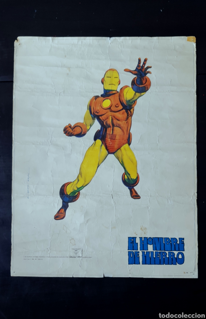 C&oacute;mics: POSTER EL HOMBRE DE HIERRO NORMAL ESTADO EDICIONES VERTICE ORIGINAL - Foto 1