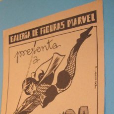 Cómics: VERTICE ORIGINAL: GALERIA DE FIGURAS MARVEL: VIUDA NEGRA Y OJO DE HALCON. Lote 300968468