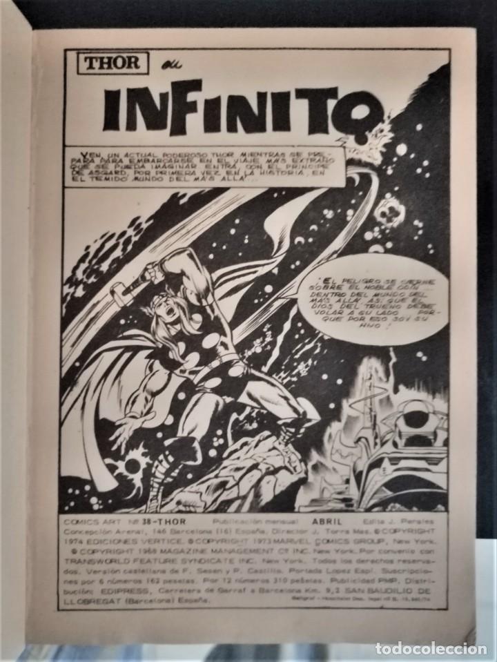C&oacute;mics: THOR N&ordm; 38 - INFINITO (TACO) V&Eacute;RTICE 1973 - Foto 2