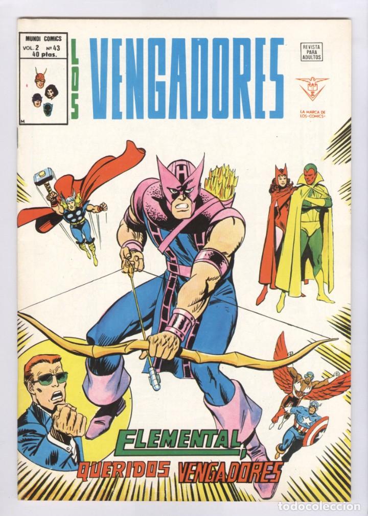 C&oacute;mics: V&eacute;rtice. Los vengadores Vol2. 43. - Foto 1
