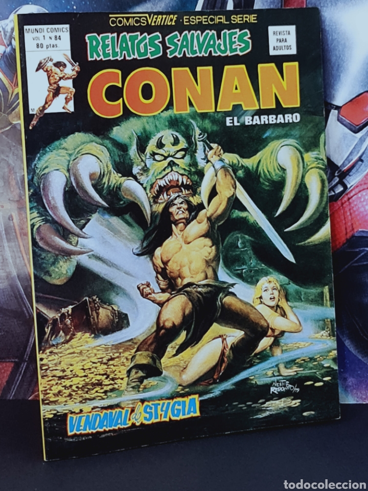 C&oacute;mics: EXCELENTE ESTADO RELATOS SALVAJES 84 CONAN COMICS EDICIONES VERTICE - Foto 1