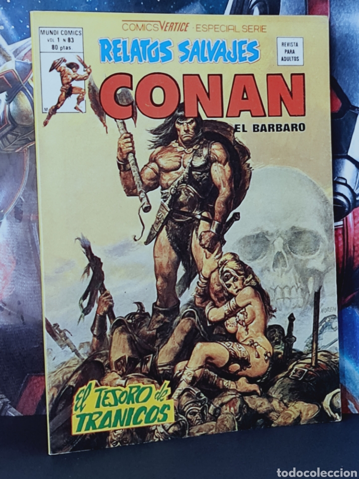 C&oacute;mics: EXCELENTE ESTADO RELATOS SALVAJES 83 CONAN COMICS EDICIONES VERTICE - Foto 1