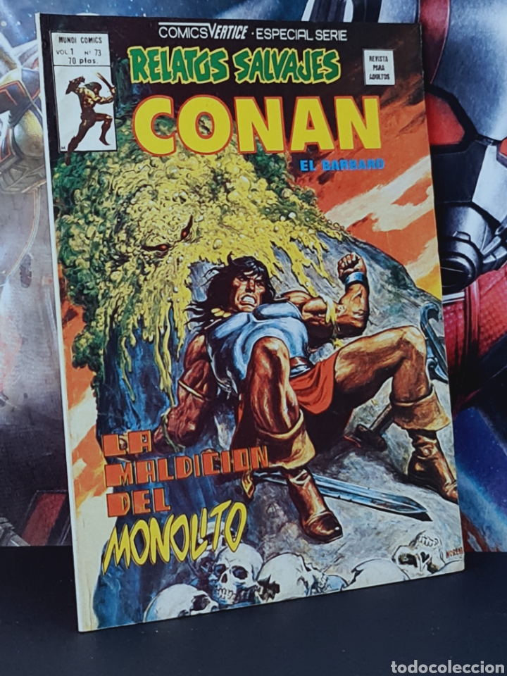 C&oacute;mics: EXCELENTE ESTADO RELATOS SALVAJES 73 CONAN COMICS EDICIONES VERTICE - Foto 1