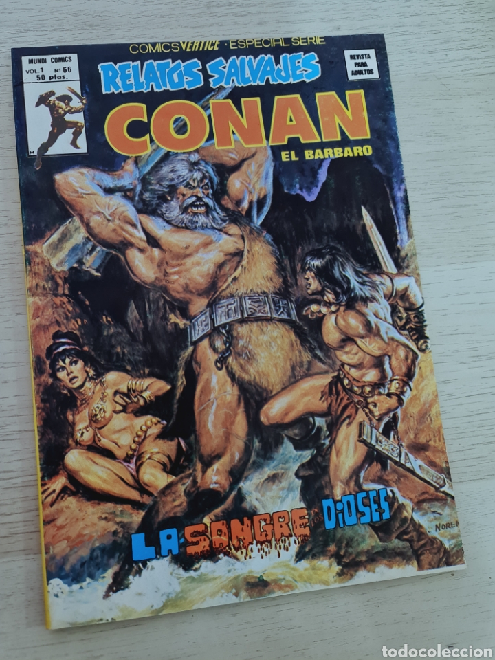 C&oacute;mics: EXCELENTE ESTADO RELATOS SALVAJES 66 CONAN COMICS EDICIONES VERTICE - Foto 1