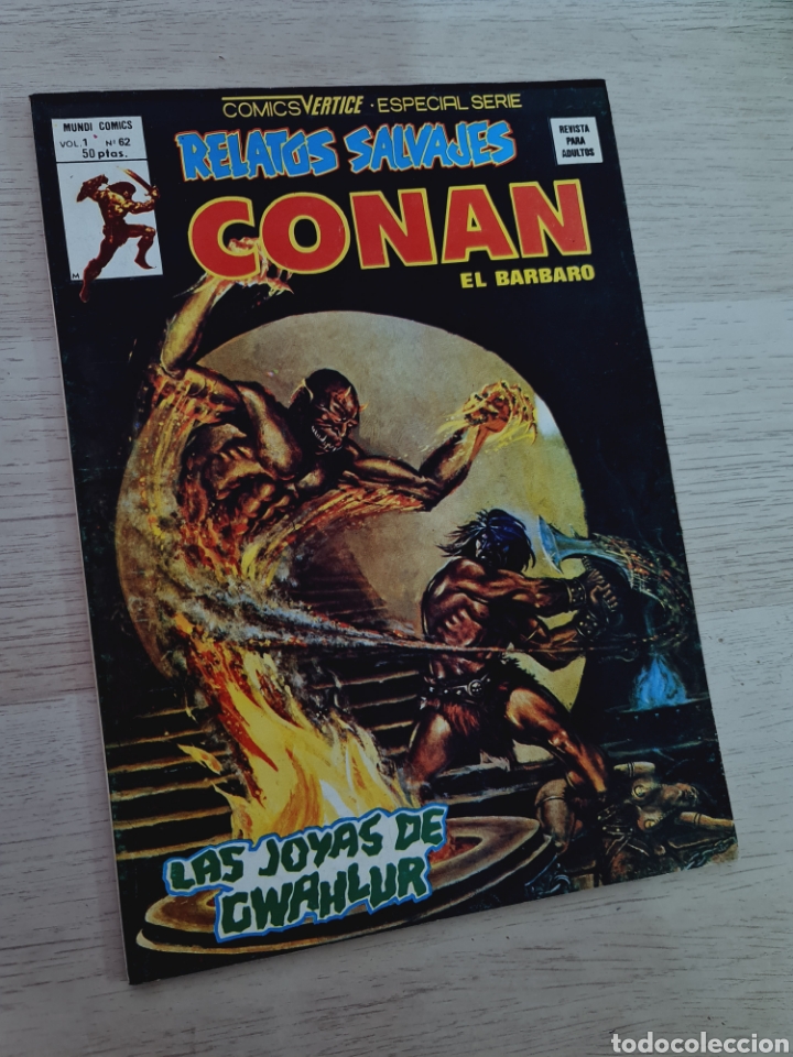 C&oacute;mics: EXCELENTE ESTADO RELATOS SALVAJES 62 CONAN COMICS EDICIONES VERTICE - Foto 1