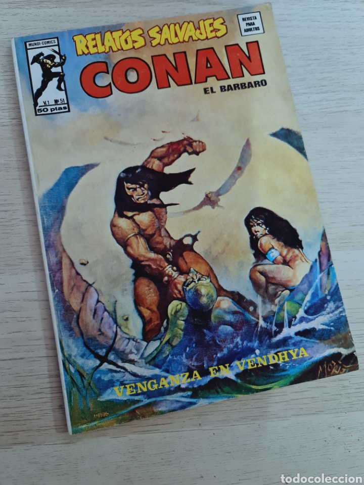 C&oacute;mics: EXCELENTE ESTADO RELATOS SALVAJES 51 CONAN COMICS EDICIONES VERTICE - Foto 1