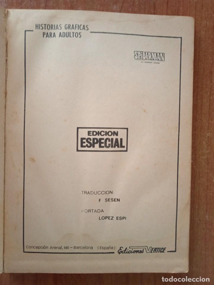 C&oacute;mics: SPIDERMAN. NUMERO 20. HA MUERTO UN HEROE. EDICIONES VERTICE. - Foto 2