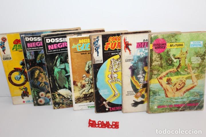 C&oacute;mics: 7 COMIC - EDICIONES VERTICE - A&Ntilde;O 1974 - MAL ESTADO - Foto 1
