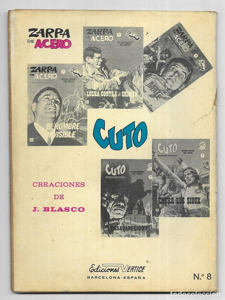C&oacute;mics: Zarpa de Acero .La Derrota N&ordm; 8 Ediciones Vertice 1965 - Foto 2