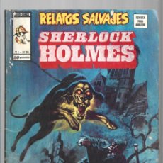 Cómics: RELATOS SALVAJES 35: SHERLOCK HOLMES, 1976, VERTICE, BUEN ESTADO