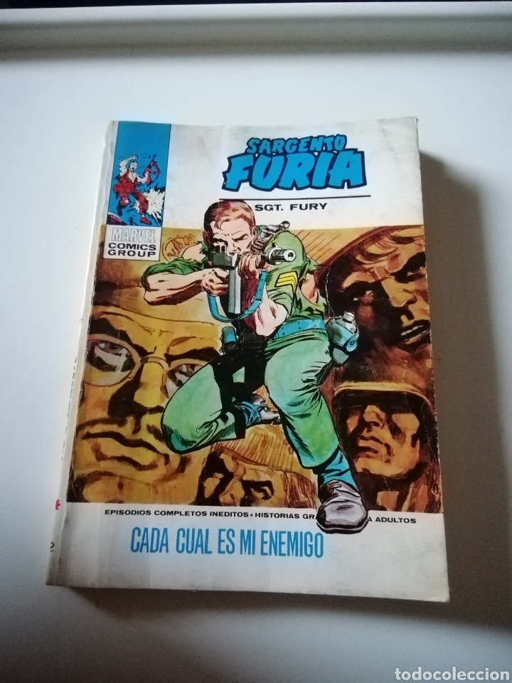 C&oacute;mics: C&Oacute;MIC SARGENTO FURIA N 12 1973 - Foto 1