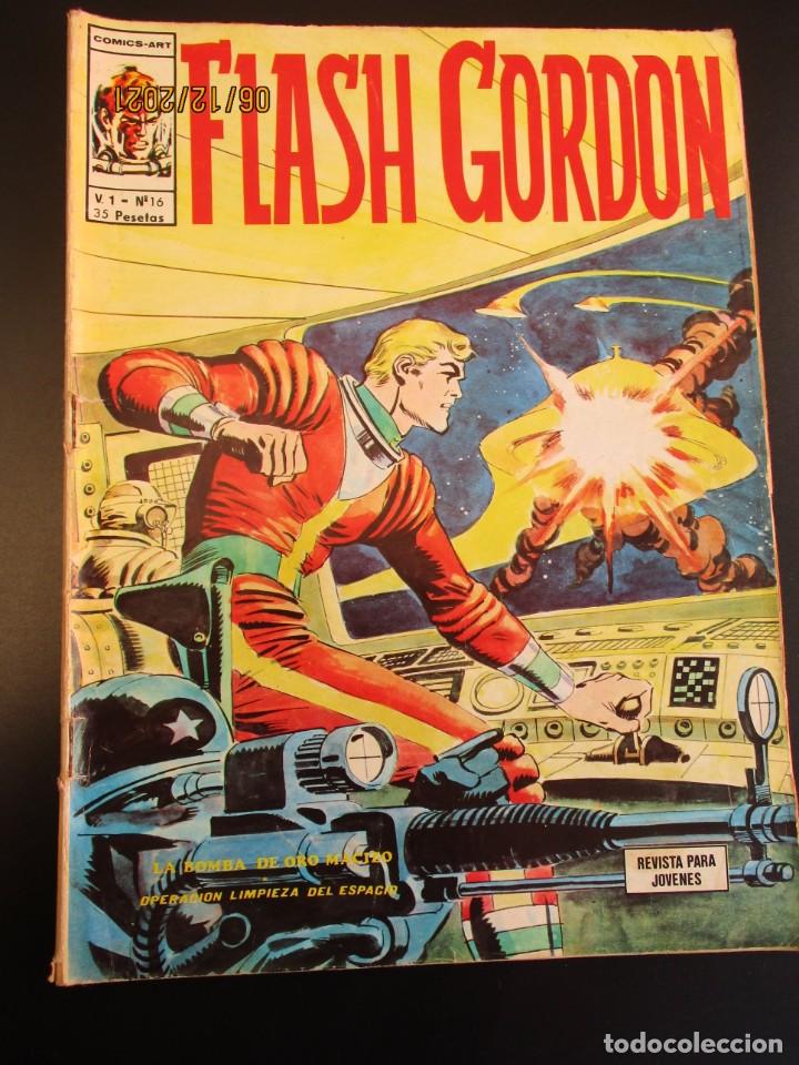C&oacute;mics: FLASH GORDON (1974, VERTICE) -V.1- 16 &middot; 1975 &middot; FLASH GORDON - Foto 1