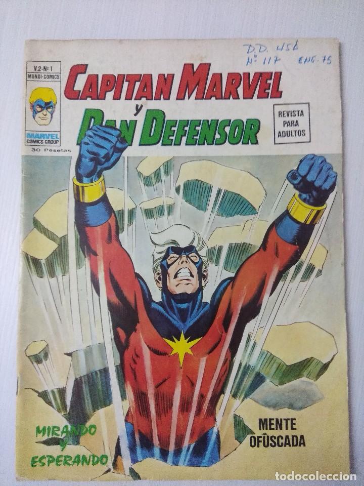 C&oacute;mics: CAPITAN MARVEL Y DAN DEFENSOR V2/N&ordm; 1 VERTICE/CON POSTER LOPEZ ESPI. - Foto 1