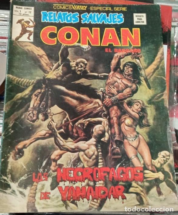 C&oacute;mics: RELATOS SALVAJES NUMERO 72. VERTICE. NUMERO DEDICADO A CONAN - Foto 1