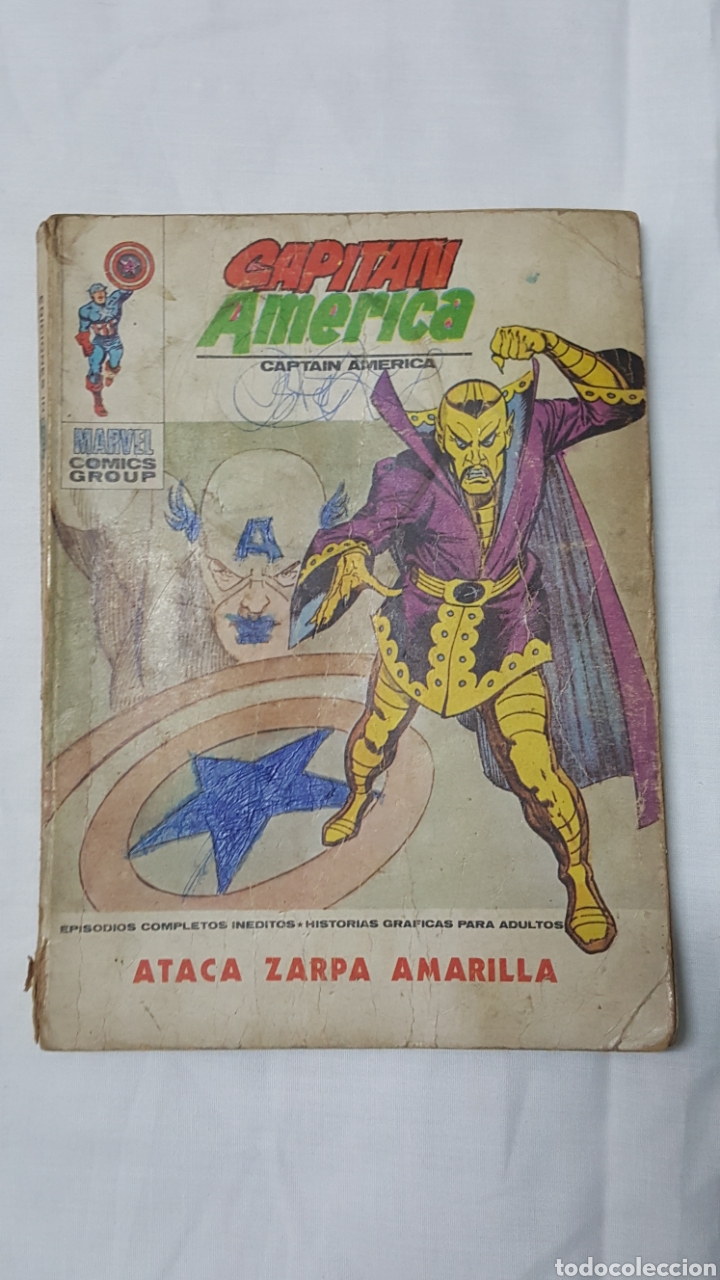 C&oacute;mics: CAPIT&Aacute;N AM&Eacute;RICA N&deg; 33 ATACA ZARPA AMARILLA (V&Eacute;RTICE) - Foto 1