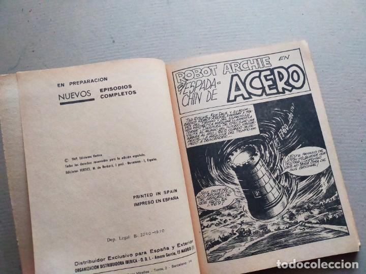 C&oacute;mics: ROBOT ARCHIE N&ordm; 49: EL ESPADACH&Iacute;N DE ACERO - EDICIONES VERTICE (TACO) - Foto 2