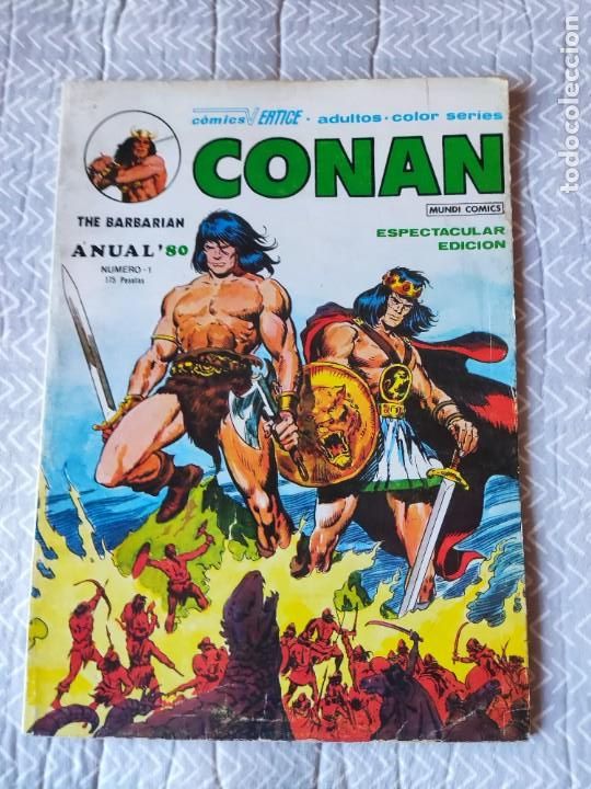 C&oacute;mics: CONAN Anual 80 N&ordm; 1 Mundic&oacute;mics VERTICE. - Foto 1