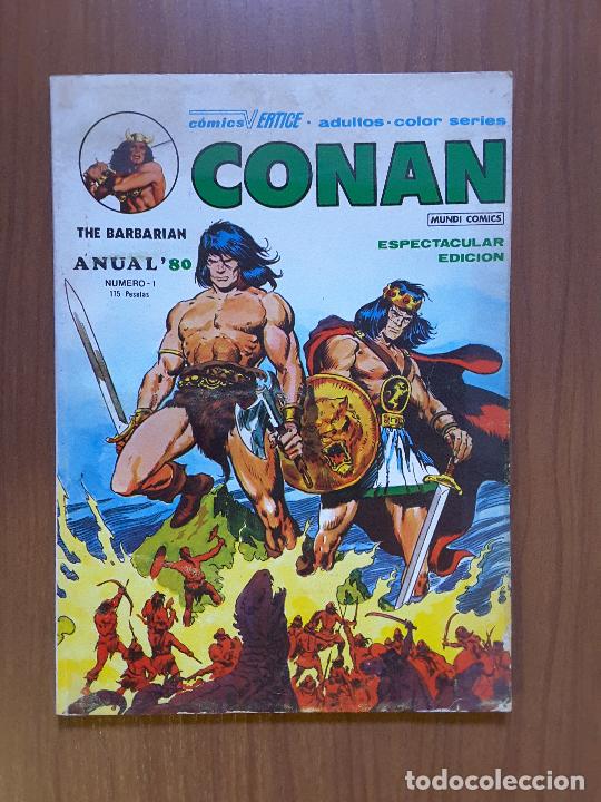C&oacute;mics: Conan the Barbarian. Anual 80. V&eacute;rtice. - Foto 1