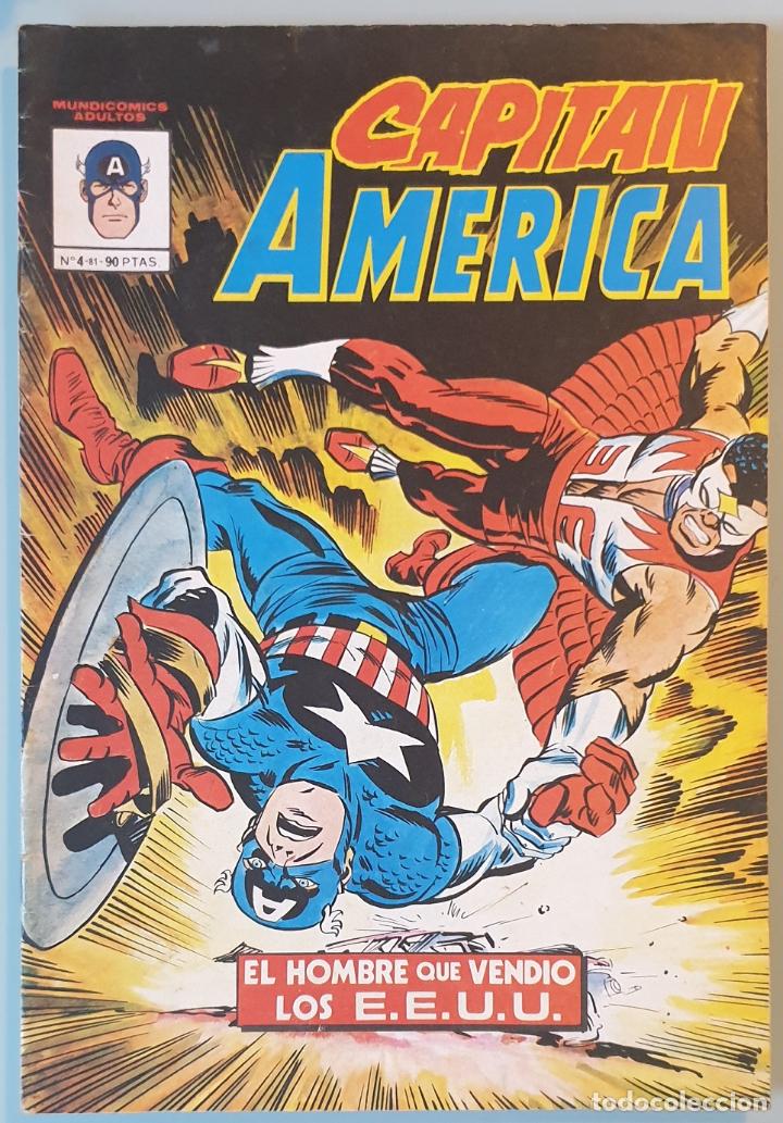 C&oacute;mics: Capit&aacute;n Am&eacute;rica #4 (Vertice, 1982) - Foto 1