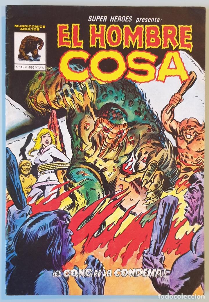 C&oacute;mics: Super Heroes #4 - El Hombre Cosa (Vertice, 1982) - Foto 1