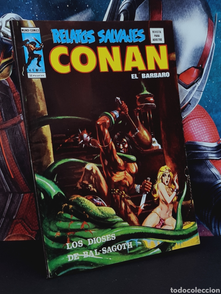 C&oacute;mics: DE KIOSCO RELATOS SALVAJES 40 CONAN LOS DIOSES DE BAL SAGOTH COMICS EDICIONES VERTICE - Foto 1