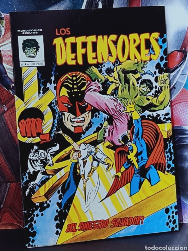 Fumetti: DE KIOSCO LOS DEFENSORES 4 EL SINIESTRO SALVADOR MUNDICOMICS EDICIONES VERTICE