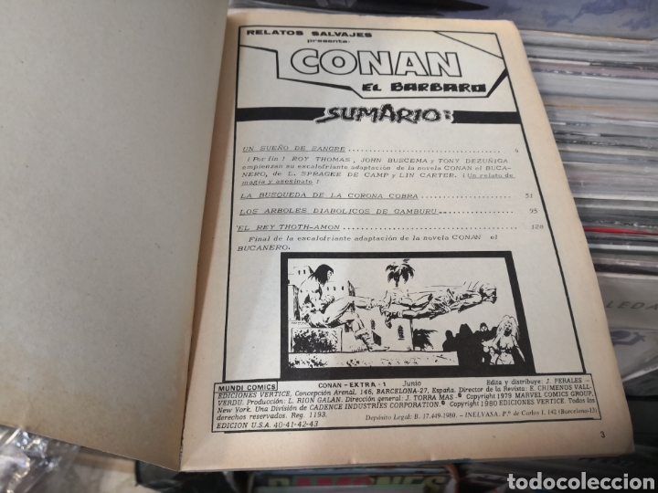 C&oacute;mics: Conan el b&aacute;rbaro extra 1,mundi comics - Foto 3